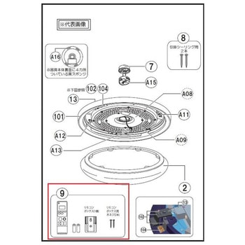 リモコン送信器 エコナビ用おまかせ機能付 Panasonic(パナソニック)