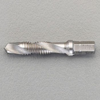 M10x1.5 /6.4x59mm ドリルタップ(六角軸/HSS) エスコ