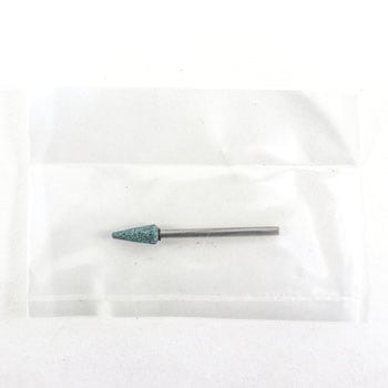 6.5x16mm/3mm軸 軸付砥石(傘型/緑) エスコ