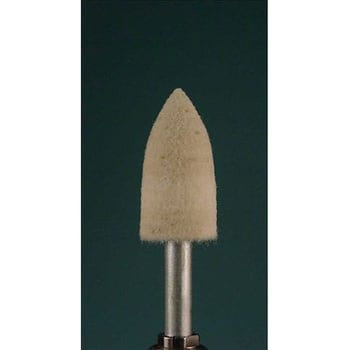 15x30mm/6mm軸 フェルトバフ(ソフト) エスコ