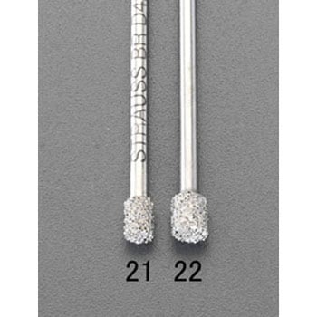 6.0x6.0mm ダイヤモンドバー(3mm軸) エスコ