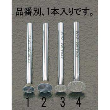6.2x3.1mm ダイヤモンドバー(3mm軸) エスコ