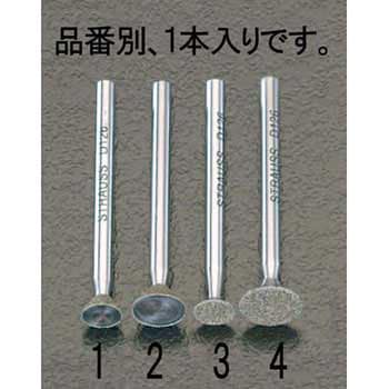 9.4x4.5mm ダイヤモンドバー(3mm軸) - エスコ