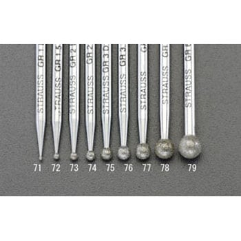 Φ1.0mm CBNバー(丸/3mm軸) エスコ