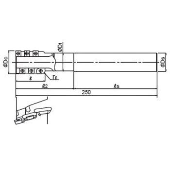 DUM50050S42-6R アンダーカッター 1個 ダイジェット工業(DIJET) 【通販