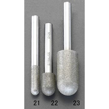 15x30mm ダイヤモンドバー(6mm軸) エスコ