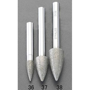 6x16mm ダイヤモンドバー(6mm軸) エスコ