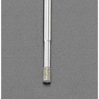 0.5x8.0mm ダイヤモンドバー(3mm軸) - エスコ