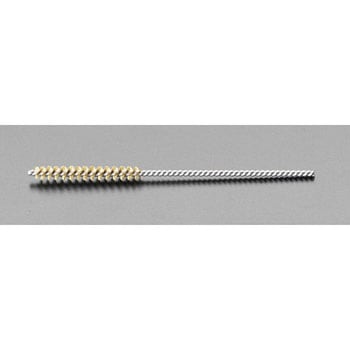 4.8x100mm ミニチュア軸付ブラシ(真鍮製) エスコ