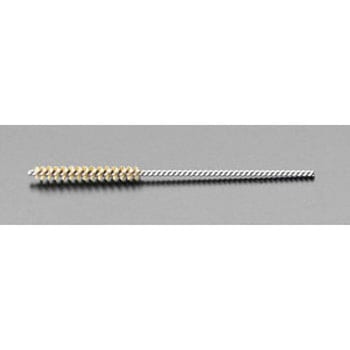 1.2x100mm ミニチュア軸付ブラシ(真鍮製) エスコ