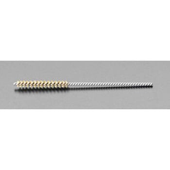 2.8x100mm ミニチュア軸付ブラシ(真鍮製) エスコ