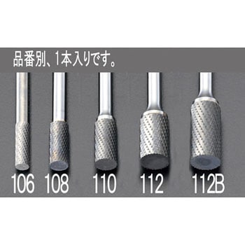 8 x19mm/ 6mm軸 超硬カッター(ステンレス用) エスコ