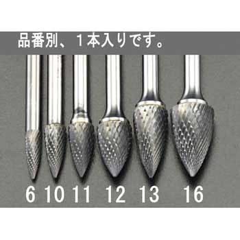 12x25mm/ 6mm軸 超硬カッター エスコ
