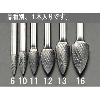16x25mm/ 6mm軸 超硬カッター エスコ