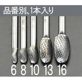 6 x10mm/ 6mm軸 超硬カッター エスコ