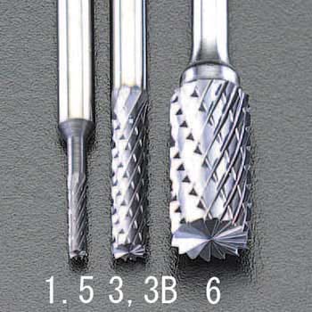 3x 13mm/3mm軸 [Coated]超硬バー エスコ