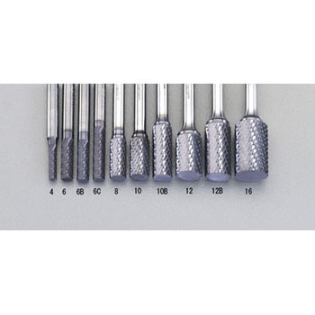 4x16mm/6mm軸 [Coated]超硬バー エスコ