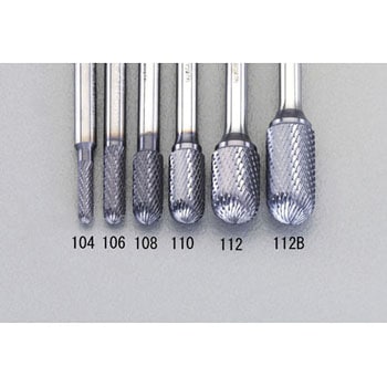 6x19mm/6mm軸 [Coated]超硬バー エスコ