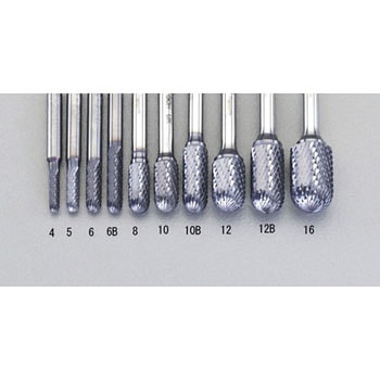 4x16mm/6mm軸 [Coated]超硬バー エスコ