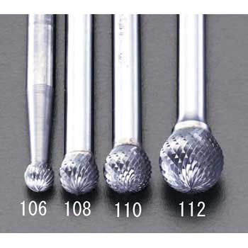 6x5.4mm/6mm軸 [Coated]超硬バー エスコ