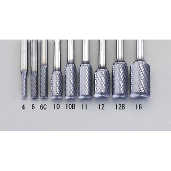 10x25mm/6mm軸 [Coated]超硬バー エスコ
