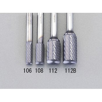 12x19mm/6mm軸 [Coated]超硬バー エスコ