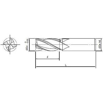 DZ-OCES4200 ワンカットエンドミルソリッド 1本 ダイジェット工業