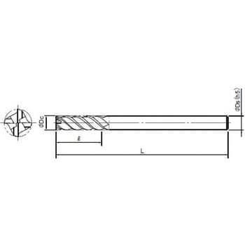 DZ-SOCL4120 スーパーワンカットエンドミル 1本 ダイジェット工業