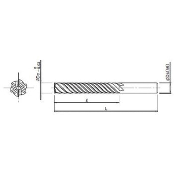 モリバ用エンドミル DIJET(ダイジェット工業)