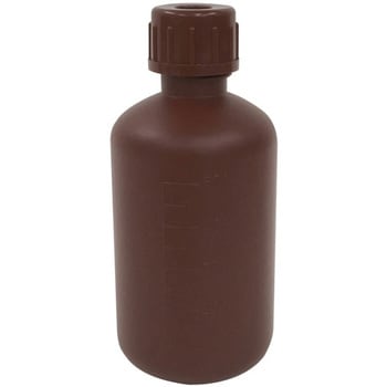 ポリ(PE)細口瓶 茶 三宝