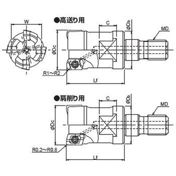 MPM-3012-M6 QMミル 1個 ダイジェット工業(DIJET) 【通販サイトMonotaRO】