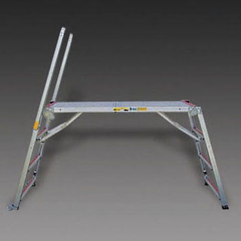 112-148cm 足場台(取手4本・調整脚・キャスター付) エスコ