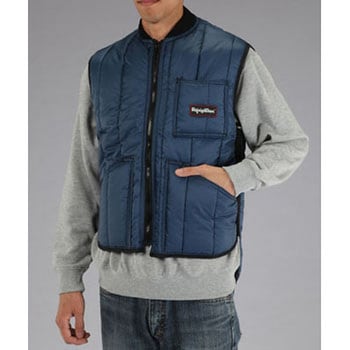 [ M] 防寒ベスト(Navy) エスコ