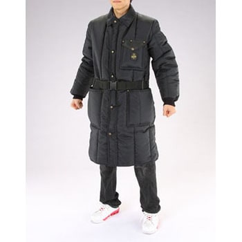 [2XL] 防寒ロングコート(Navy) エスコ
