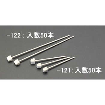 10x 75x8mm メラミン棒(50本) エスコ