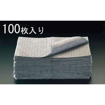410x510 mm 吸収マット(油・液体用/100枚) エスコ