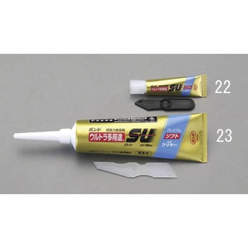 120ml ウルトラ多用途接着剤(ソフト/クリヤー) - エスコ