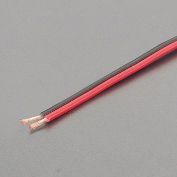 125V/7Ax20m スピーカーコード(赤/黒) エスコ