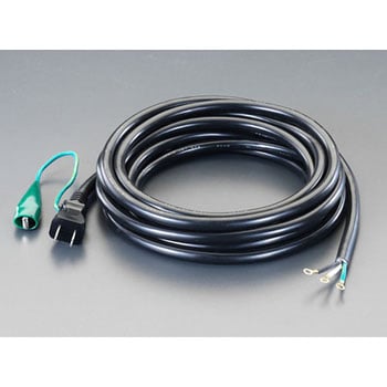 125V/15A/ 3m プラグ付コード(アース端子付) エスコ