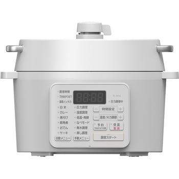 アイリスオーヤマ PC-MA2-W ホワイト 電気圧力鍋 2.2L