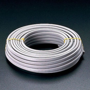 600V/20A/ 10m VAケーブル(3心/グレー) エスコ