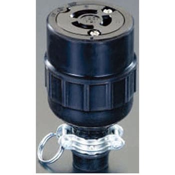 AC125V/15A コネクター(接地2P) - エスコ
