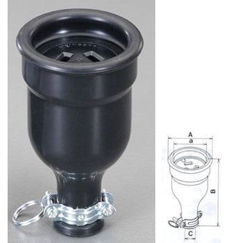 AC250V/15A 防水型コネクター(3P) エスコ