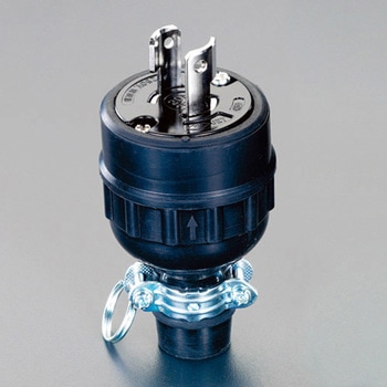 AC250V/20A 防水型コネクター(2P) エスコ