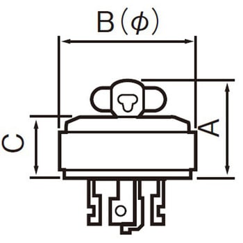 250V/20A 引掛けプラグ(接地3P) エスコ