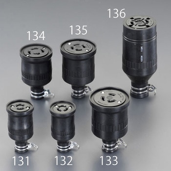 250V/20A 防水型引掛けコネクター(2P) エスコ