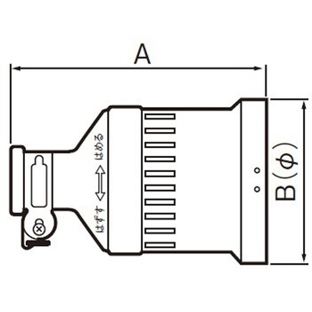 250V/20A 防水型引掛けコネクター(2P) エスコ