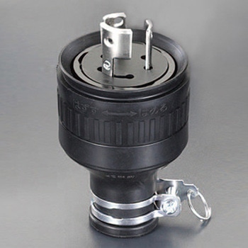125V/15A 防水型引掛けプラグ(接地2P) エスコ