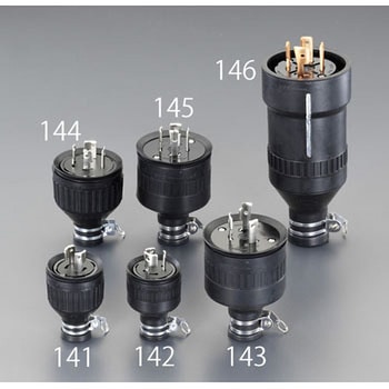 250V/30A 防水型引掛けプラグ(接地2P) エスコ