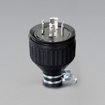 250V/20A 防水型引掛けプラグ(接地3P) エスコ
